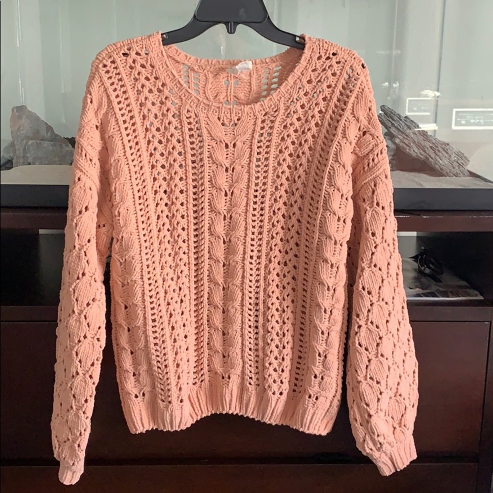 Pink sweater